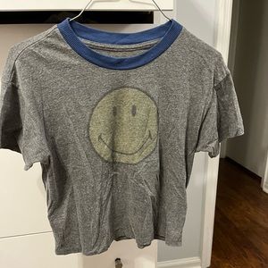 American eagle smiley face tshirt